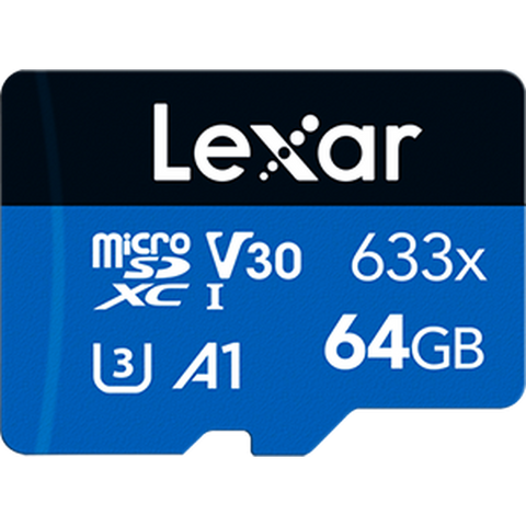 Lexar High-Performance 633X Microsdhc/Microsdxc Uhs-I Card - 64Gb ColorWaves