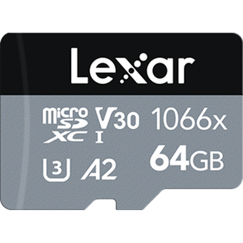 Lexar Professional 1066X Microsdxc Uhs-I Card - 64Gb ColorWaves