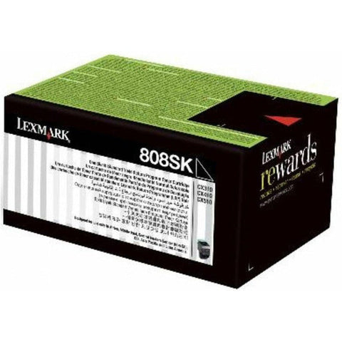 Lexmark 808Sk Black Toner Cartridge Lexmark