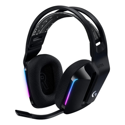 Logitech G733 Lightspeed Gaming Headset - Wireless / RGB / Black Logitech