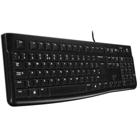 Logitech K120 - Wired / USB 2.0 / Arb/Eng / Black - Keyboard Logitech
