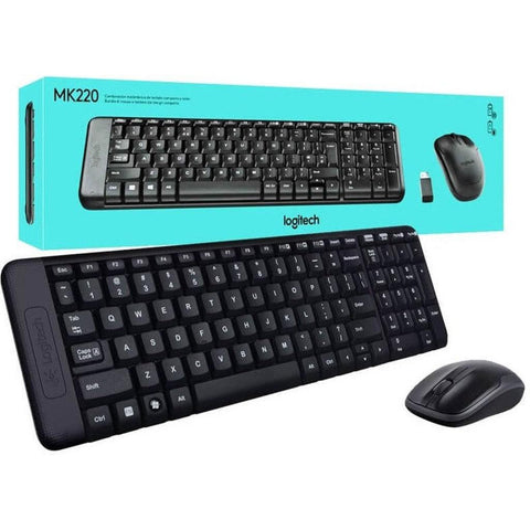 Logitech Mk 220 Keyboard Wireless (Slim)- Arb /Eng Logitech