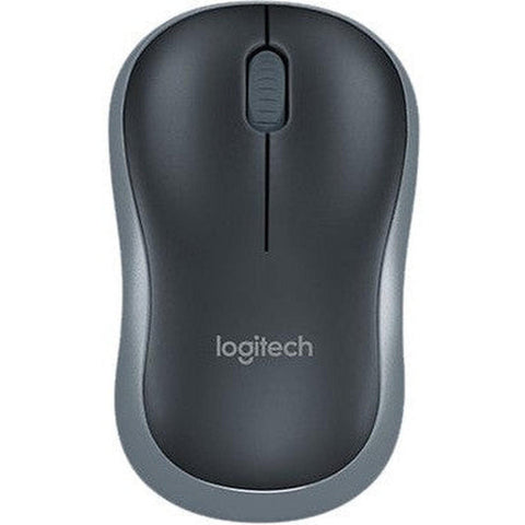 Logitech Mouse M185 Wireless Nano - Black and Grey Logitech