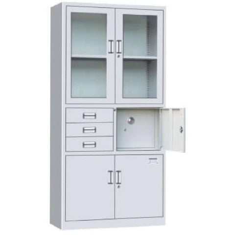 Metal File Cabinet 2 Doors 2 Drawers ColorWaves