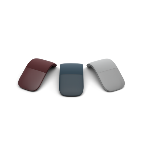 Microsoft Surface Arc Mouse - 2.40GHz / Up to 10m / Wireless / Bluetooth / Black ColorWaves