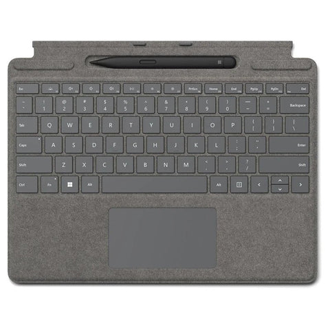 Microsoft Surface Pro Signature Keyboard with Slim Pen 2 - Magnetic / Arabic/English / Platinum ColorWaves