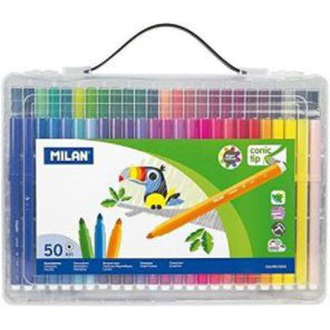Milan 50-Count Briefcase Of Markers ColorWaves