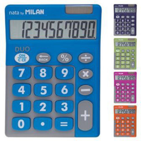 Milan Duo 10 Digit Calculator ColorWaves