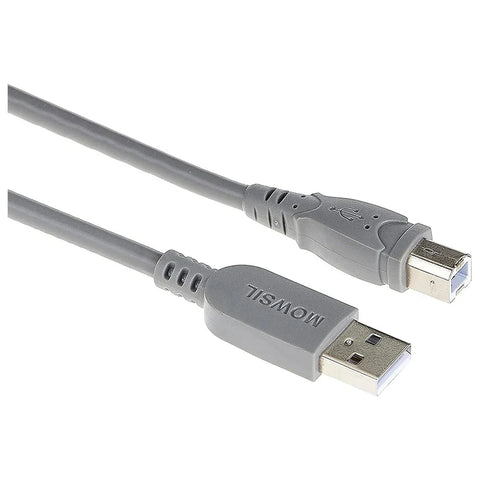 Mowsil USB 2.0 Type-A to Type-B Printer Cable – 480Mbps High-Speed 3mtr Mowsil
