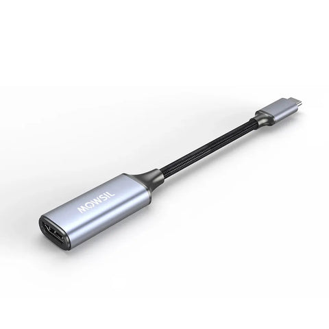 Mowsil USB-C to HDMI Adapter 4K@60Hz Aluminum Alloy High-Speed Converter Mowsil