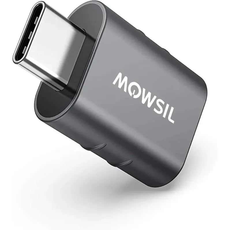 Mowsil USB-C to USB-A OTG Adapter 5Gbps High-Speed Data & Charging Converter for MacBook iPad & Android Mowsil