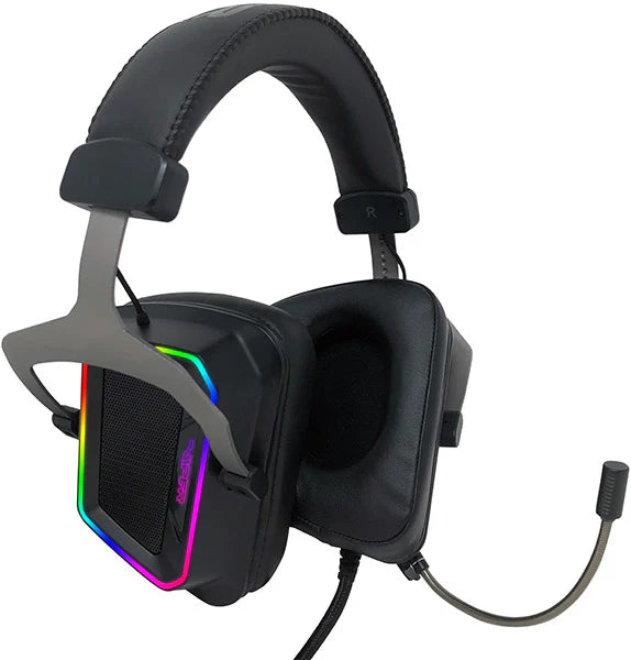 Patriot Viper V380 Virtual 7.1 Surround sound PC Gaming Headset W/ Enc Microphone and full Spectrum RGB (PV3807UMXEK) ColorWaves
