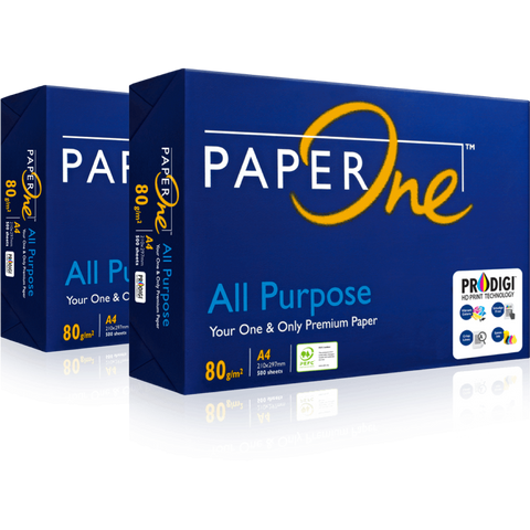 Paperone All Purpose Photocopy Paper Carton( 5 Reams) ColorWaves