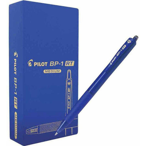 Pilot Retractable Ball Pen Bp 1Rt Pack Of 12 ColorWaves