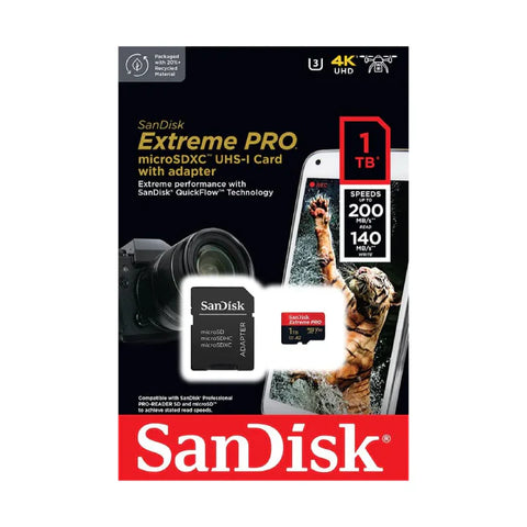 SanDisk 1TB Extreme PRO microSDXC UHS-I CARD with Adapter-Up to 200 MB/s Sandisk
