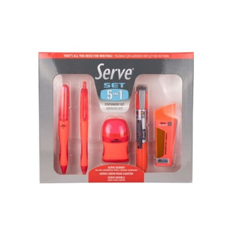 SERVE DOUBLE 5 PCS IN 1 RED COLOURE ColorWaves