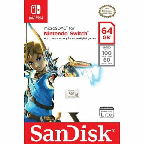 SanDisk 64GB microSDXC-Card, Licensed for Nintendo-Switch Sandisk