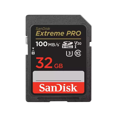 SanDisk Extreme PRO SDHC And SDXC UHS-I Card - 32GB / Up to 100 MB/s Sandisk