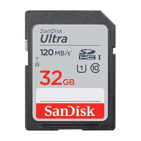 SanDisk Ultra SDHC UHS-I card and SDXC UHS-I card – 32GB/ 120MB/s Sandisk