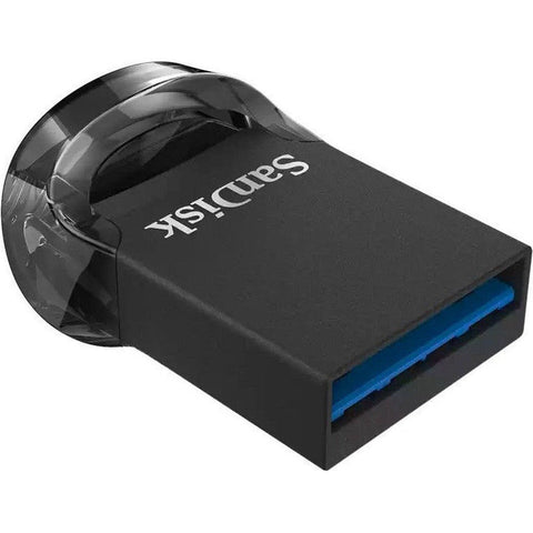 Sandisk Ultra Fit Usb 3.2 Flash Drive – 128Gb/ 400Mb/S/ Usb 3.2 Gen 1/ Black Sandisk