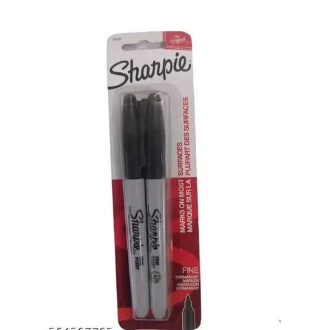 Sharpie Black Marker Pack 2 Pcs ColorWaves