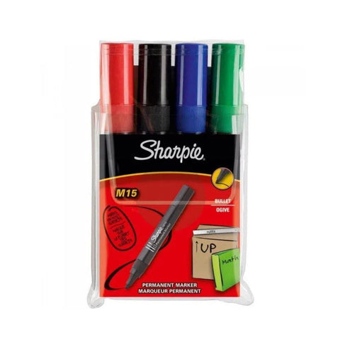 Sharpie Permanent Marker Set 4 Colors ColorWaves