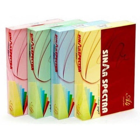 Sinar Spectra Colour Paper A4 80 Gsm IT 350 CYBER HP RED Colour HP
