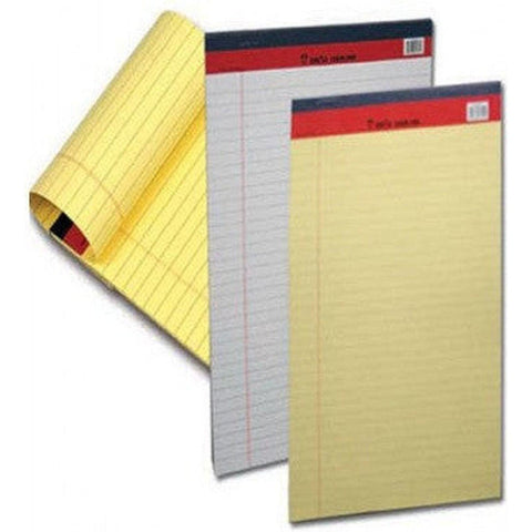 Sinarline Legal Pad Yellow/White A5 5x8 Inches ColorWaves