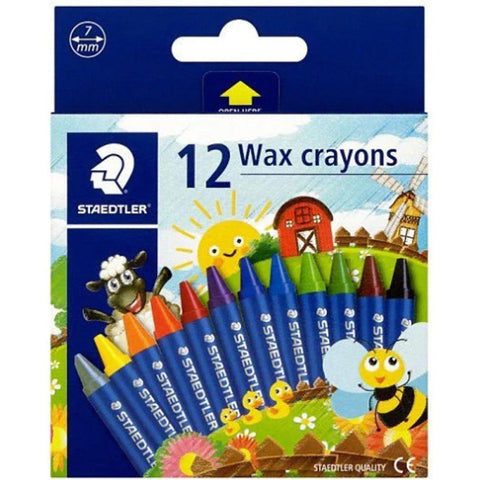Staedtler 12 Wax Crayons ColorWaves