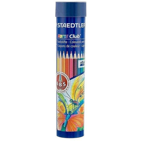 Staedtler 144 Assorted Cylinder Noris Club Coloring - Set Of 12 ColorWaves