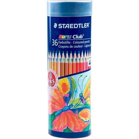 Staedtler 144 Assorted Cylinder Noris Club Coloring - Set Of 36 ColorWaves