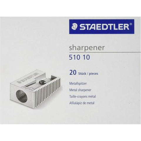 Staedtler 51010 Metal Single Hole Sharpener0Pcs/Box ColorWaves