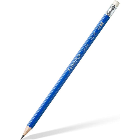 Staedtler Norica Graphite Pencil With Eraser Tip - 132 46 - Hb 2 (12Pcs/Pkt) ColorWaves
