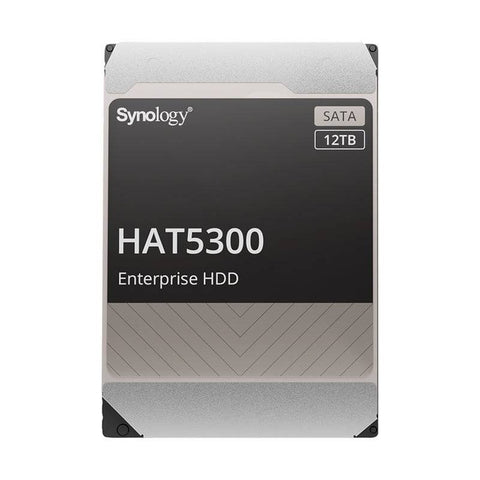 Synology HAT5300 Hard Drive - 12TB / 3.5-inch / SATA-III / 7200 RPM / 256MB Buffer ColorWaves