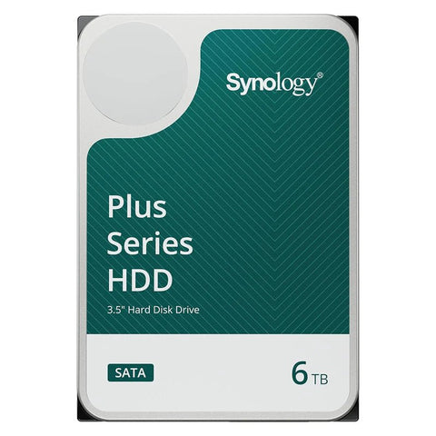 Synology Plus Series HAT3300 Hard Drive - 6TB / 3.5-inch / SATA-III / 5400 RPM / 256MB Buffer ColorWaves