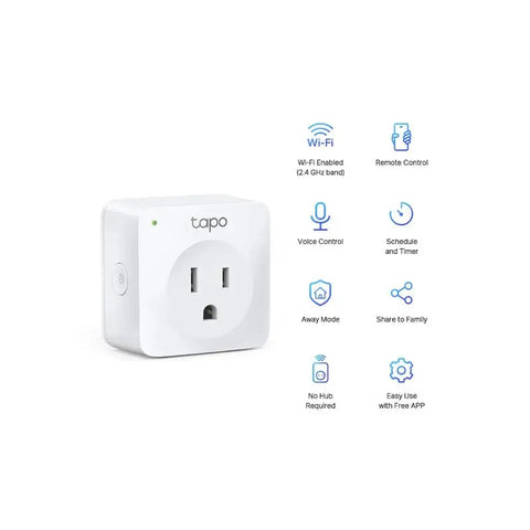 TP-Link Mini Smart Wi-Fi Socket - 2.4 GHz / White TP-Link