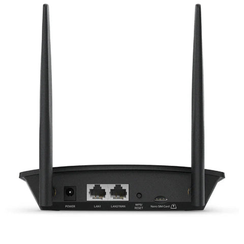 TP-Link (TL-MR100) Wireless N 4G LTE Router - 4G LTE / 2.4 GHz(300 Mbps) / LAN / WAN TP-Link