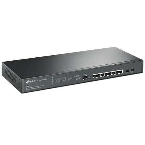 TP-Link (TL-SG3210XHP-M2) JetStream 8-Port 2.5GBASE-T and 2-Port 10GE SFP+ L2+ Managed Switch with 8-Port PoE+ - 80Gbps / Micro-USB / LAN TP-Link