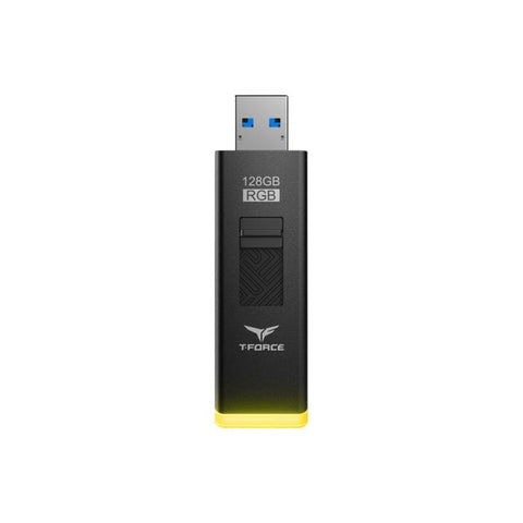 TeamGroup T-Force Spark 128GB USB Flash Drive With RGB Lighting Effect ColorWaves