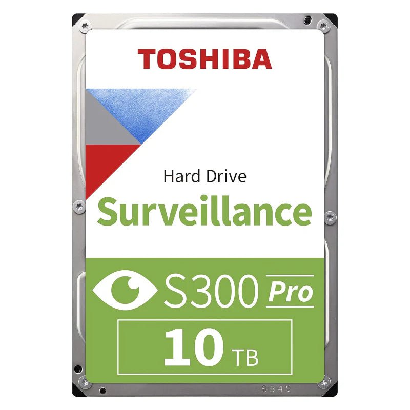 Toshiba S300 Pro Surveillance Internal Hard Drive - 10TB / 3.5-inch / SATA-III / 7200 RPM Toshiba
