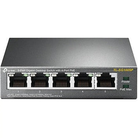 Tp-Link Tl-Sg1005P 5-Port Gigabit Desktop Switch With 4-Port Poe TP-Link