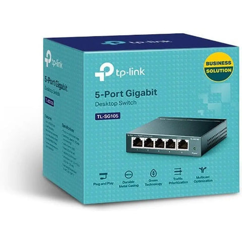 Tp-Link Tl-Sg105 5-Port 10/100/1000Mbps Desktop Switch TP-Link