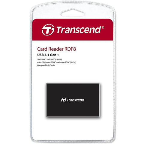 Transcend USB 3.1 Gen 1 Card Reader RDF8 ColorWaves
