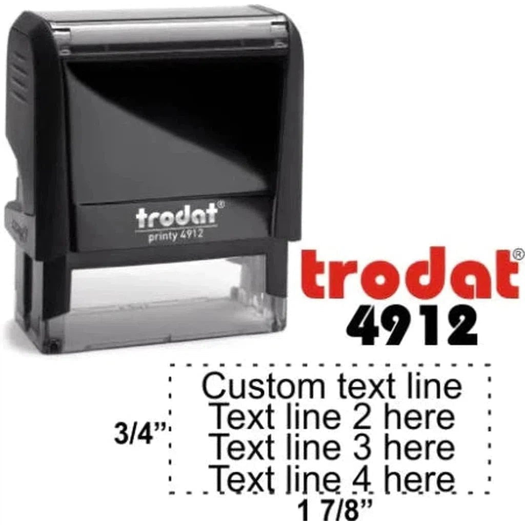 Trodat 4912 Customised Stamp ColorWaves