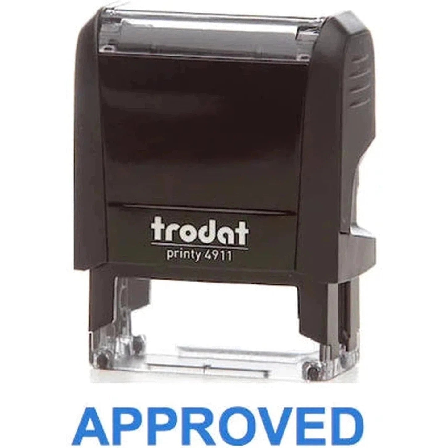 Trodat Printy 4911 Stamp "Approved" - Blue ColorWaves