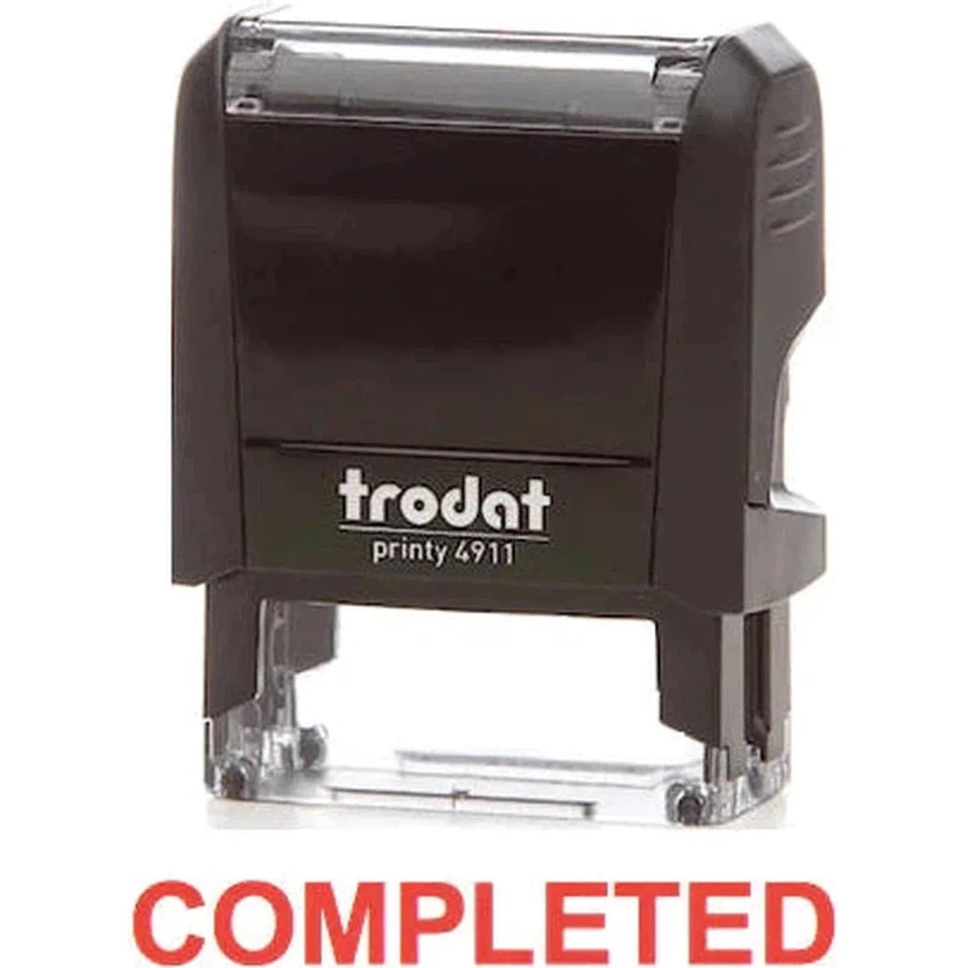 Trodat Printy 4911 Stamp "Completed" - Red ColorWaves