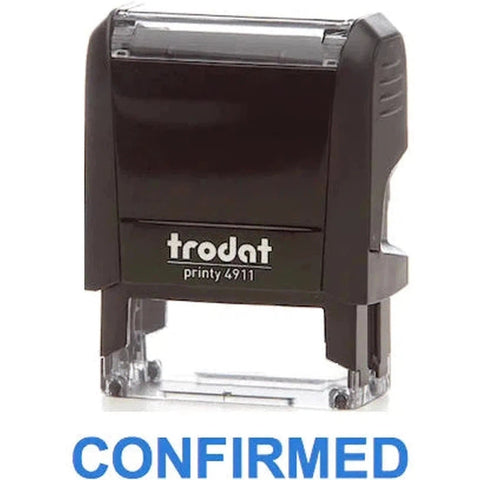 Trodat Printy 4911 Stamp "Confirmed" - Blue ColorWaves