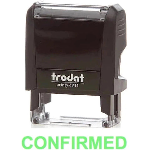 Trodat Printy 4911 Stamp "Confirmed" - Green ColorWaves