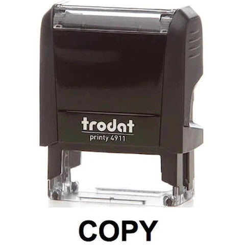 Trodat Printy 4911 Stamp "Copy" - Black ColorWaves