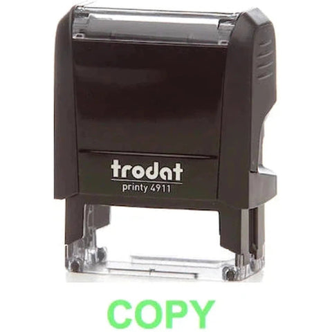 Trodat Printy 4911 Stamp "Copy" - Green ColorWaves